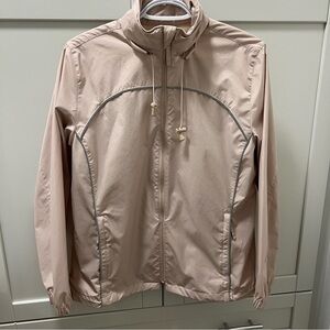 NORTHERN REFLECTIONS “Packaway” Reflective Trim Windbreaker/Rain Jacket Sz Small